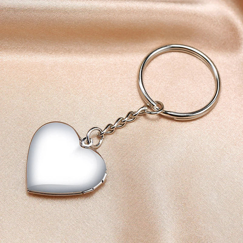 Heart Locket Key Chain