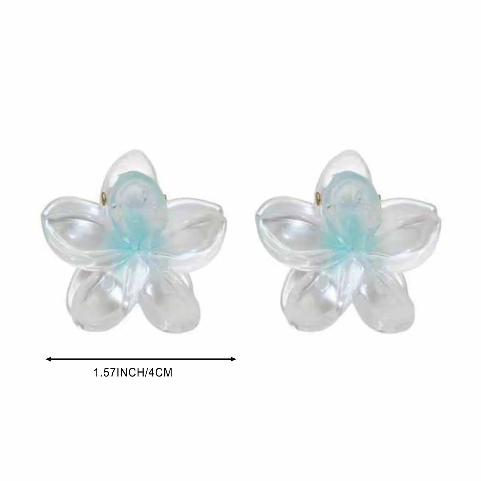 Burgundy Flower Hair