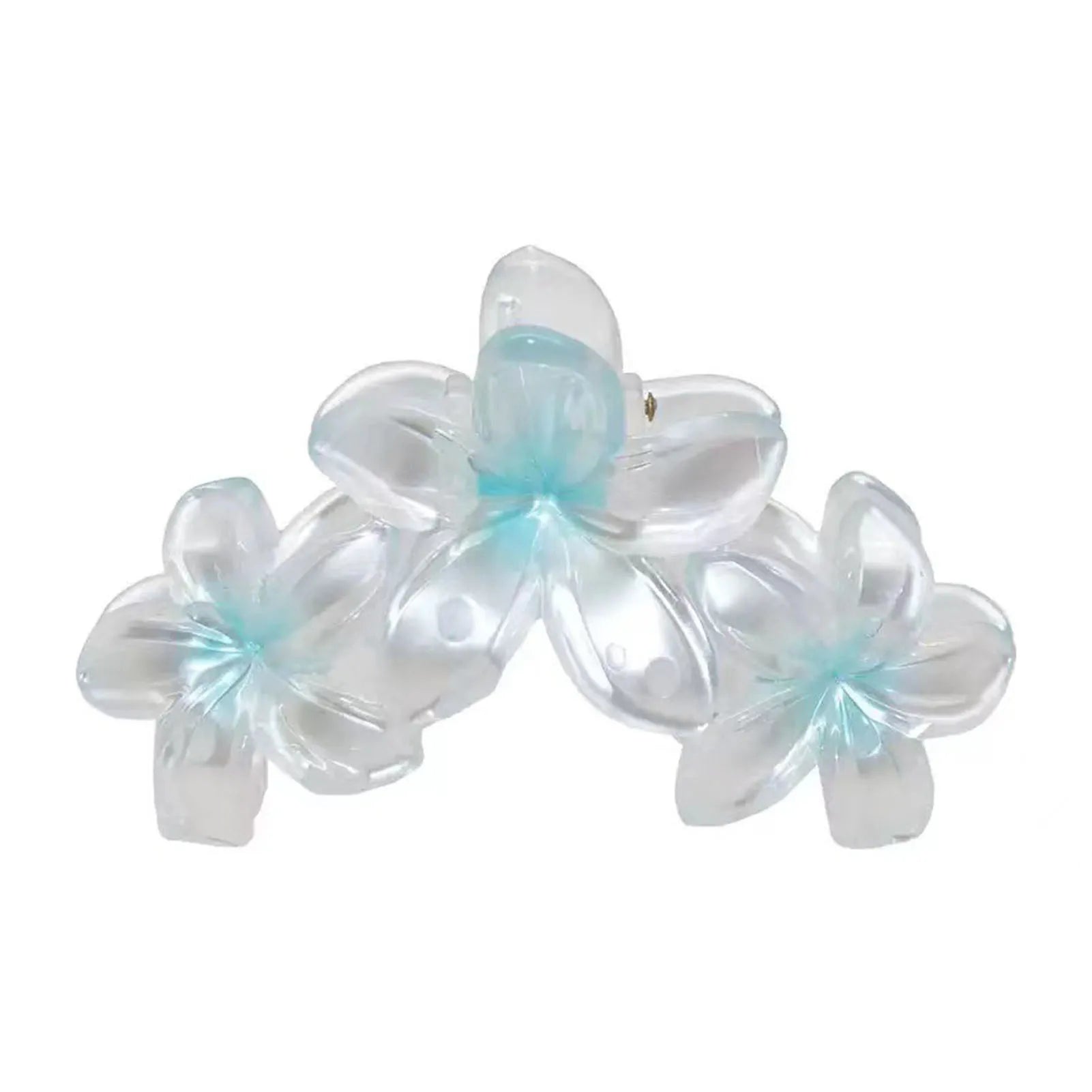 Burgundy Flower Hair