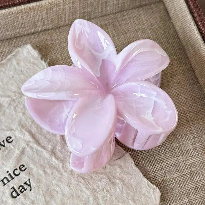 Pastel Flower Hair Clips