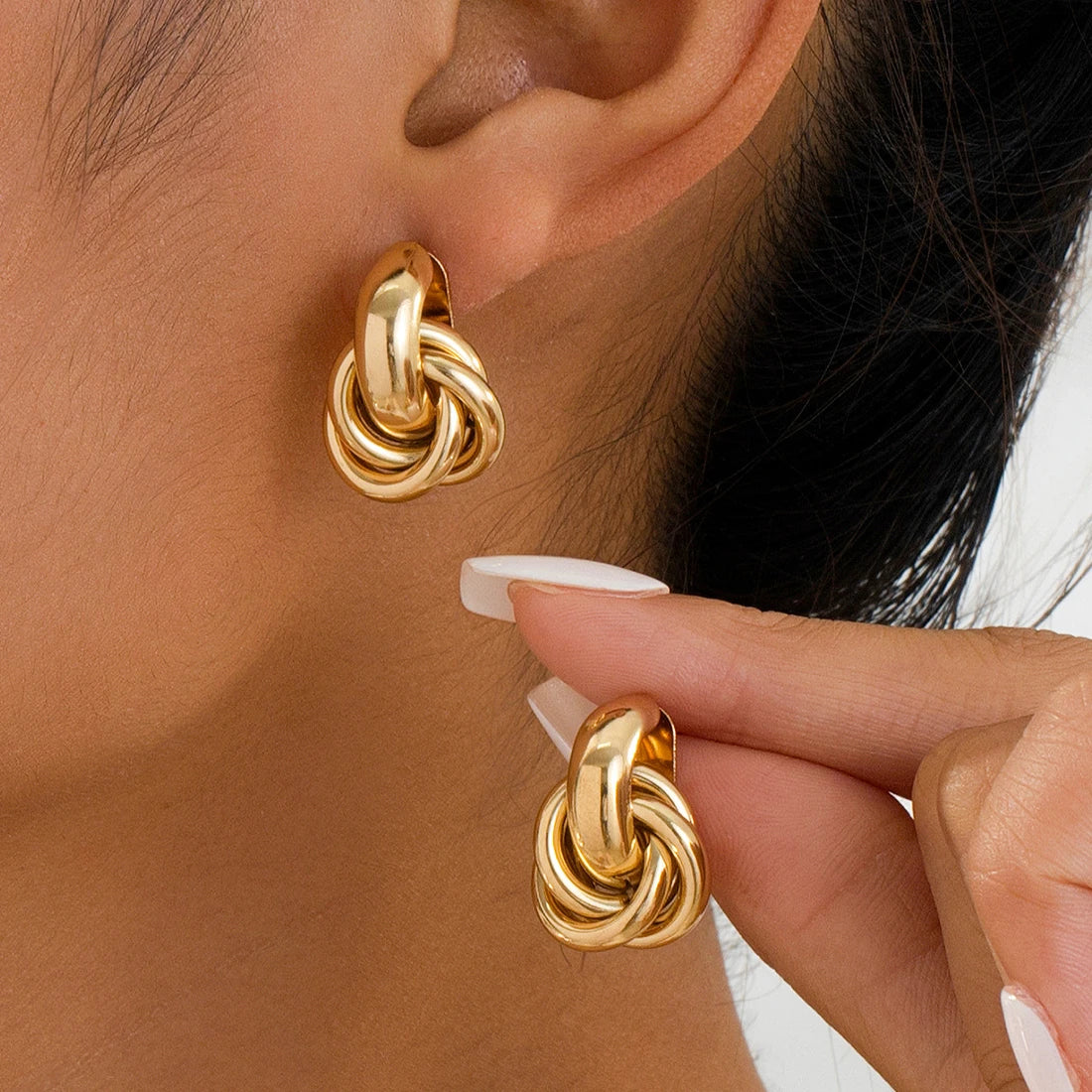 Chunky Hoop Earrings