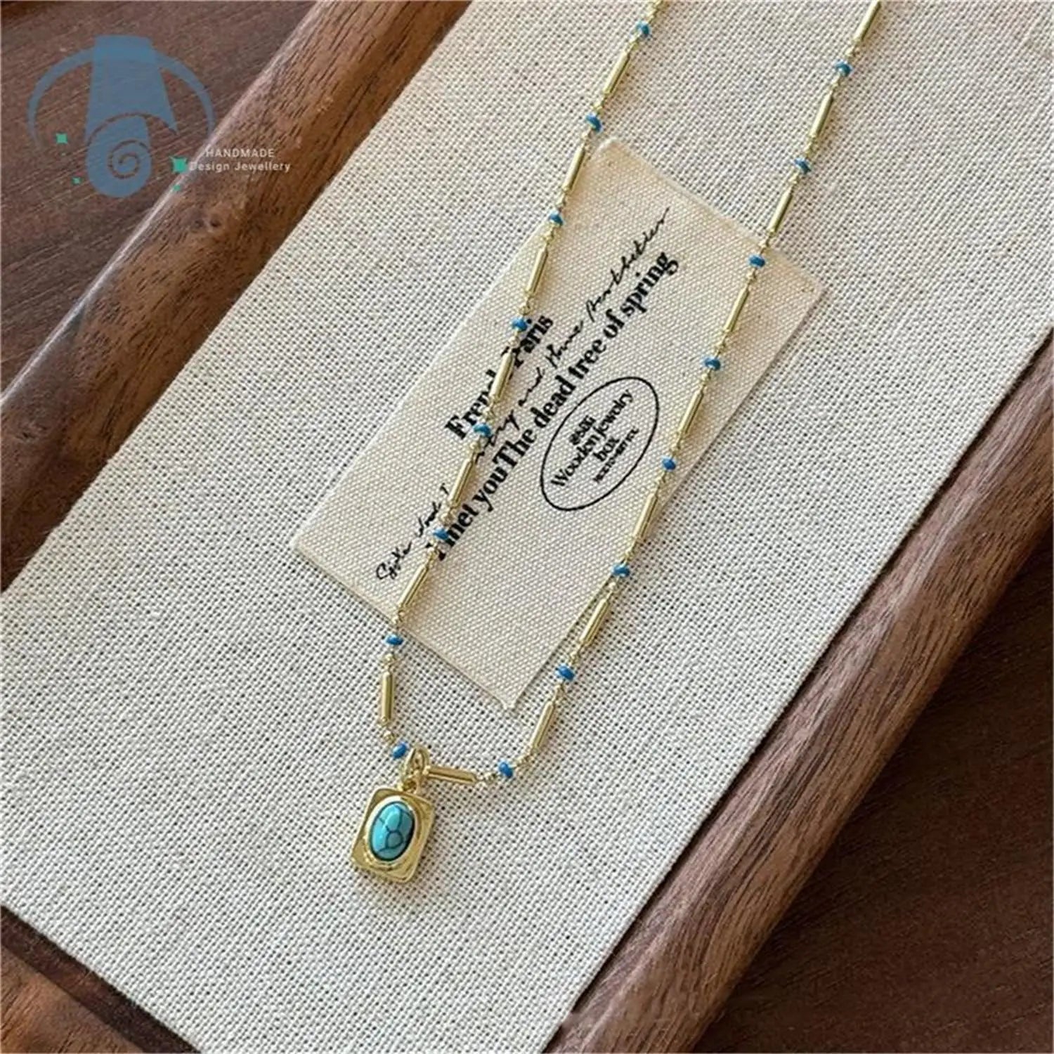 Natural Stone Layered Necklace