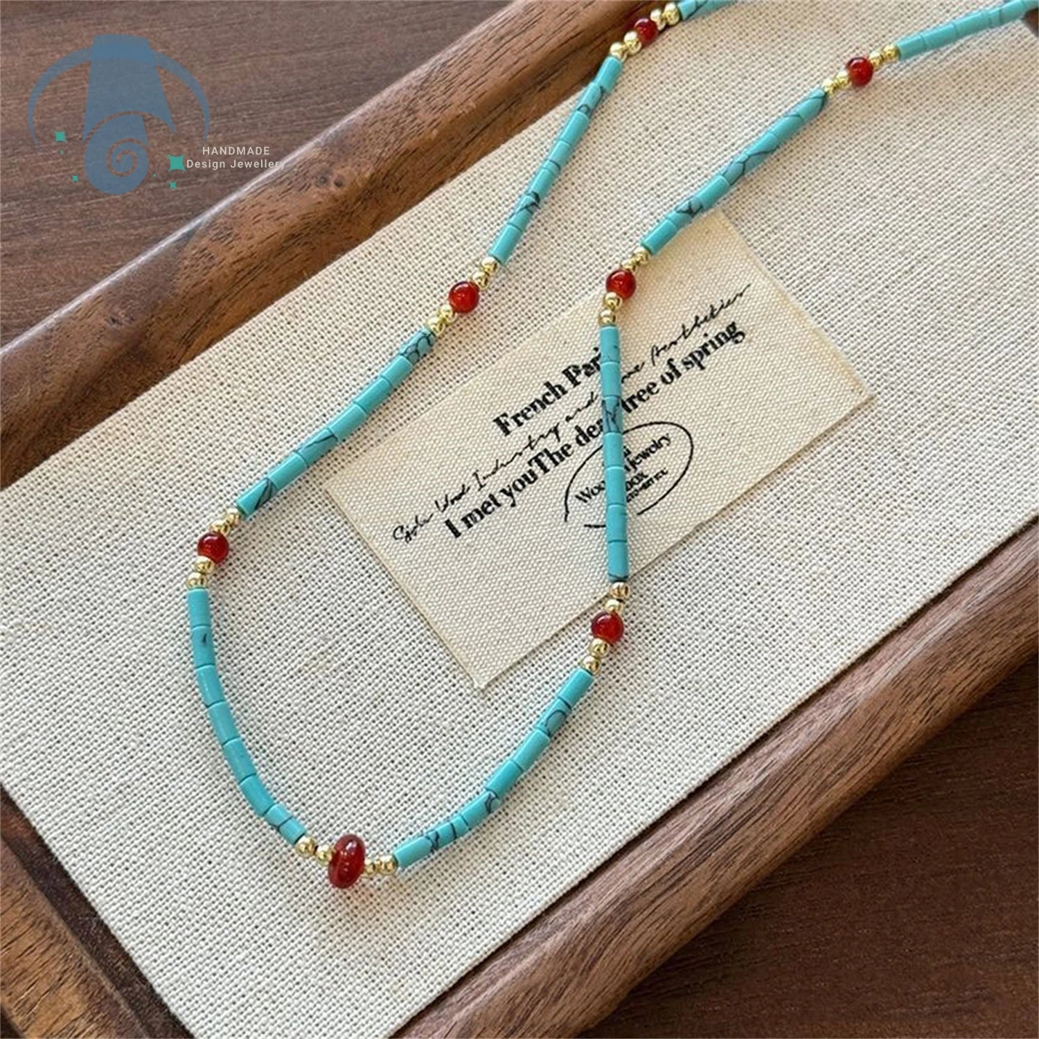 Natural Stone Layered Necklace