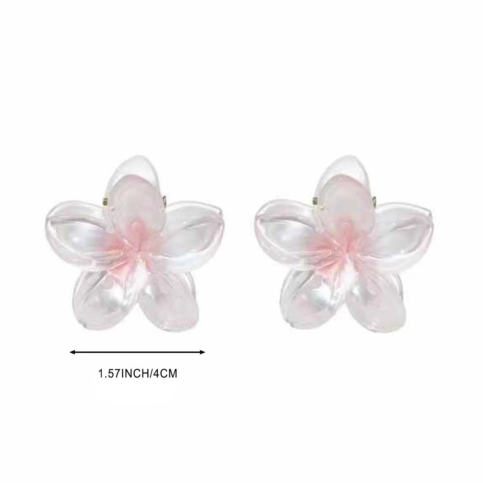 Burgundy Flower Hair