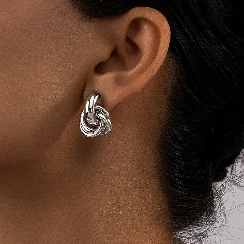 Chunky Hoop Earrings